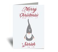 60 Second Makeover Limited Personalised Gonk Christmas Card Greeting Card