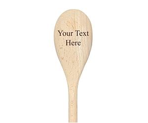 60 Second Makeover Limited Personalised Wooden Spoon Your Text Here Spoon Baking Gift