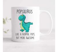 60 Second Makeover Limited Popsasaurus Mug Pops Dad Dinosaur Fathers Day Funny Mug Present Birthday Christmas