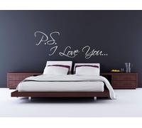 60 Second Makeover Limited PS I Love You Bedroom Wall Decal Romantic Sticker Wedding Engagement Gift Film