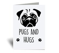 60 Second Makeover Limited Pugs And Hugs Greeting Card Mum Pet Card Mothers Day Funny Birthday Present