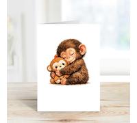60 Second Makeover Limited Punch Monkey Greeting Card Blank Insude A6 With Envelope Notelets Positive Affirmation Cards Friendship Gifts Thinking Of You Notecards