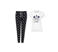60 Second Makeover Limited Queen Powered By Wine Navy Star Trouser Womens Pyjamas Set PJs For Women Sets Friend Gifts Pajamas Pijamas Pjamas Ladies Pjs
