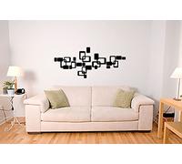 60 Second Makeover Limited Retro Squares Wall Art Decal Bedroom Living Room Lounge Funky Design Wall Sticker