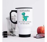 60 Second Makeover Limited scaffasaurus Like A Normal Scaffolder But More Awesome Travel Mug