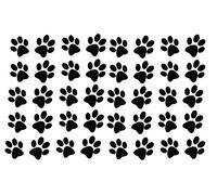 60 Second Makeover Limited Set of 40 Paw Prints Vinyl Stickers for Laptop Notebook Tablet Decal Decoration