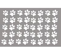 60 Second Makeover Limited Set of 40 Paw Prints Vinyl Stickers for Laptop Notebook Tablet Decal Decoration