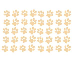 60 Second Makeover Limited Set of 40 Paw Prints Vinyl Stickers for Laptop Notebook Tablet Decal Decoration