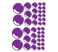 60 Second Makeover Limited Set of 42 Bubbles Bathroom Tile Wall Stickers Decal Graphic Ensuite Shower Room