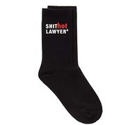 60 Second Makeover Limited Sh*t Hot Lawyer Mens Black Calf Socks Fathers Day Dad Husband Boyfriend Uncle Grandpa Grandad Present
