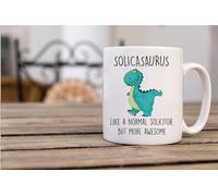 60 Second Makeover Limited Solicasaurus Solicitor Mug Dinosaur Fathers Day Funny Mug Present Birthday Christmas Gifts for Solicitors Appreciation Ceramic Coffee Cup