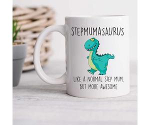 60 Second Makeover Limited Stepmumasaurus Mug Step Mum Dinosaur Funny Mug Present Birthday Christmas