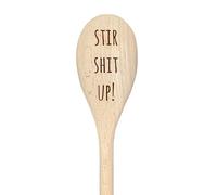 60 Second Makeover Limited Stir Shit Up Spoon Funny Wooden Spoon Baking Gift