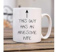 60 Second Makeover Limited This Guy Has an Awesome Wife Mug Husband Present Christmas Birthday Valentines Anniversary