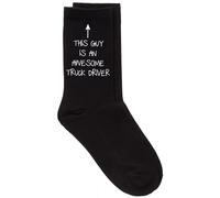 60 Second Makeover Limited This Guy Is An Awesome Truck Driver Mens Black Socks