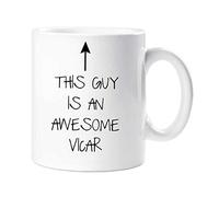60 Second Makeover Limited This Guy is an Awesome Vicar Mug Mens Fathers Day Dad Present Birthday Christmas