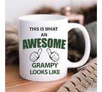 60 Second Makeover Limited This is What an Awesome Grampy Looks Like Mug Cup Grandpa