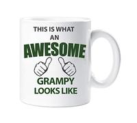 60 Second Makeover Limited This is What an Awesome Grampy Looks Like Mug Gifts for Men Grampy Gifts Fathers Day 11oz Ceramic Coffee Cup Grandpa Grandad Dishwasher Safe Microwave Safe