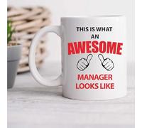 60 Second Makeover Limited This is What an Awesome Manager Looks Like Mug Best Manager Gifts Best Boss Gifts Office Humour Colleague Mug Secret Santa Coffee Cup Birthday Christmas