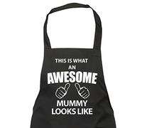 60 Second Makeover Limited This Is What An Awesome Mummy Looks Like Black Apron Novelty Gift Chef House Warming Kitchen Present Mothers Day