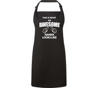 60 Second Makeover Limited This Is What An Awesome Nanna Looks Like Black Apron Novelty Gift Chef House Warming Kitchen Present Mothers Day