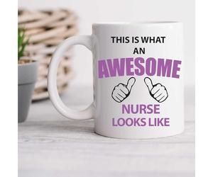 60 Second Makeover Limited This is What an Awesome Nurse Looks Like Mug Gift Birthday Christmas
