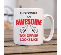 60 Second Makeover Limited This is What an Awesome Taxi Driver Looks Like Mug Present Best Taxi Driver Gifts Coffee Cup Birthday Christmas Ceramic 11oz Coffee Cup Dishwasher Safe Microwave Safe