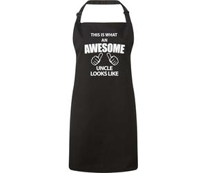 60 Second Makeover Limited This Is What An Awesome Uncle Looks Like Black Apron Novelty Gift Chef House Warming Kitchen Present Fathers Day