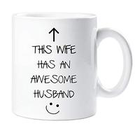 60 Second Makeover Limited This Wife Has an Awesome Husband Mug Valentines Couples Funny Friend Birthday Christmas