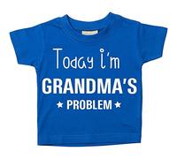 60 Second Makeover Limited Today I'm Grandma's Problem Tshirt Grandma Gifts from Grandchildren Granddaughter Gifts Grand Daughter Grandaughter Grandson Grand Son Granson Granma Blue - 12-18 Months