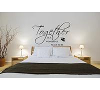 60 Second Makeover Limited Together is A Wonderful Place to Be Wall Sticker Quote Family Love Decal