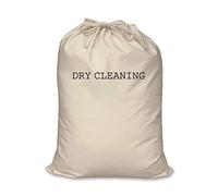60 Second Makeover Limited Travel Laundry Bag Dry Cleaning Bag Gift 100% Natural Cotton Home Storage Organisation Washing Laundry Basket Laundry-Basket Dirty Clothes Basket - Travel Size 46 x 60cm