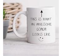 60 Second Makeover Limited V2 This is What an Awesome Coach Looks Like Mug Present Gift Cup Birthday Christmas