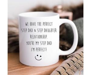 60 Second Makeover Limited We Have The Perfect Step Dad Step Daughter Relationship Mug Fathers Day Stepdad Gift Father's Day Bonus Dad Gifts 11oz Ceramic Coffee Cup