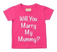 60 Second Makeover Limited Will You Marry My Mummy Pink Tshirt Will You Marry Me Marriage Proposal Ideas for Daddy Son Tshirt Daughter T Shirt Engagement Wedding Proposal - 9-11 Yrs
