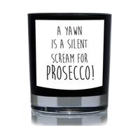 60 Second Makeover Limited Yawn Prosecco Funny 20cl Candle