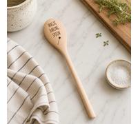 60 SECOND MAKEOVER Magic Baking Spoon Funny Wooden Spoon in Beige 60 SECOND MAKEOVER Beige