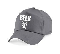 60 SECOND MAKEOVER Men's Beer Monster Baseball Cap Friend in Grey 60 SECOND MAKEOVER Grey One Size