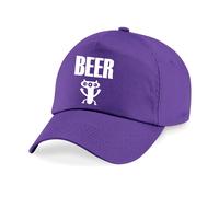 60 SECOND MAKEOVER Men's Beer Monster Baseball Cap Friend in Purple 60 SECOND MAKEOVER Purple One Size