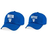 60 SECOND MAKEOVER Men's Beer Monster / Little Monster Baseball Cap in Blue 60 SECOND MAKEOVER Blue One Size