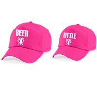 60 SECOND MAKEOVER Men's Beer Monster / Little Monster Baseball Cap in Pink 60 SECOND MAKEOVER Pink One Size