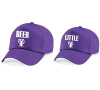 60 SECOND MAKEOVER Men's Beer Monster / Little Monster Baseball Cap in Purple 60 SECOND MAKEOVER Purple One Size