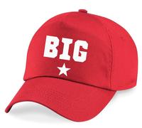 60 SECOND MAKEOVER Men's Boys Big Star Baseball Cap Set in Red 60 SECOND MAKEOVER Red One Size