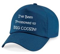 60 SECOND MAKEOVER Men's Boys I've Been Promoted To Big Cousin Baseball Cap in Navy 60 SECOND MAKEOVER Navy One Size