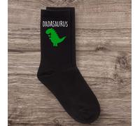 60 SECOND MAKEOVER Men's Dadasaurus Like A Normal Dad, But More Awesome Black Calf Socks 60 SECOND MAKEOVER Black One Size