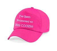 60 SECOND MAKEOVER Men's Girls I've Been Promoted To Big Cousin Baseball Cap in Pink 60 SECOND MAKEOVER Pink One Size