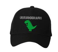 60 SECOND MAKEOVER Men's Great Grandad Black Cap Greatgrandadasaurus 60 SECOND MAKEOVER Black One Size