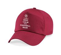 60 SECOND MAKEOVER Men's I Can't Keep Calm Football Mum Baseball Cap in Brown 60 SECOND MAKEOVER Brown One Size