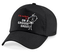 60 SECOND MAKEOVER Men's I'd Rather Be On A Grouse Shoot Cap in Black 60 SECOND MAKEOVER Black One Size