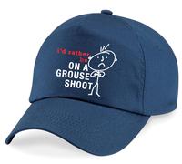 60 SECOND MAKEOVER Men's I'd Rather Be On A Grouse Shoot Cap in Navy 60 SECOND MAKEOVER Navy One Size